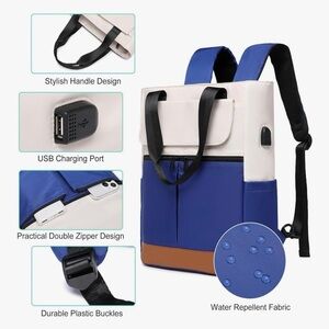 Waterproof Large Backpack with USB Charging Port